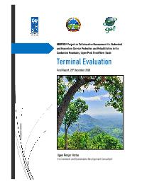 Final Evaluation: Collaborative Management for Watershed and Ecosystem Service Protection and Rehabilitation in the Cardamom Mountains, Upper Prek Thnot River Basin