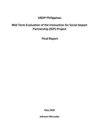 Innovation for Social Impact Partnership Mid-term Evaluation