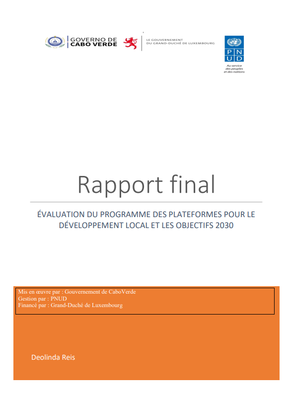 Final Evaluation SDGs Platforms project