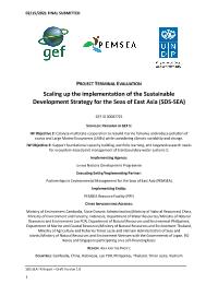 Terminal evaluation of the Scaling Up Implementation of the Sustainable Strategy for the Seas of East Asia Project