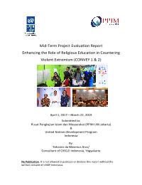 00101963 Enhancing The Role of Religious Education in Countering Violent Extremism