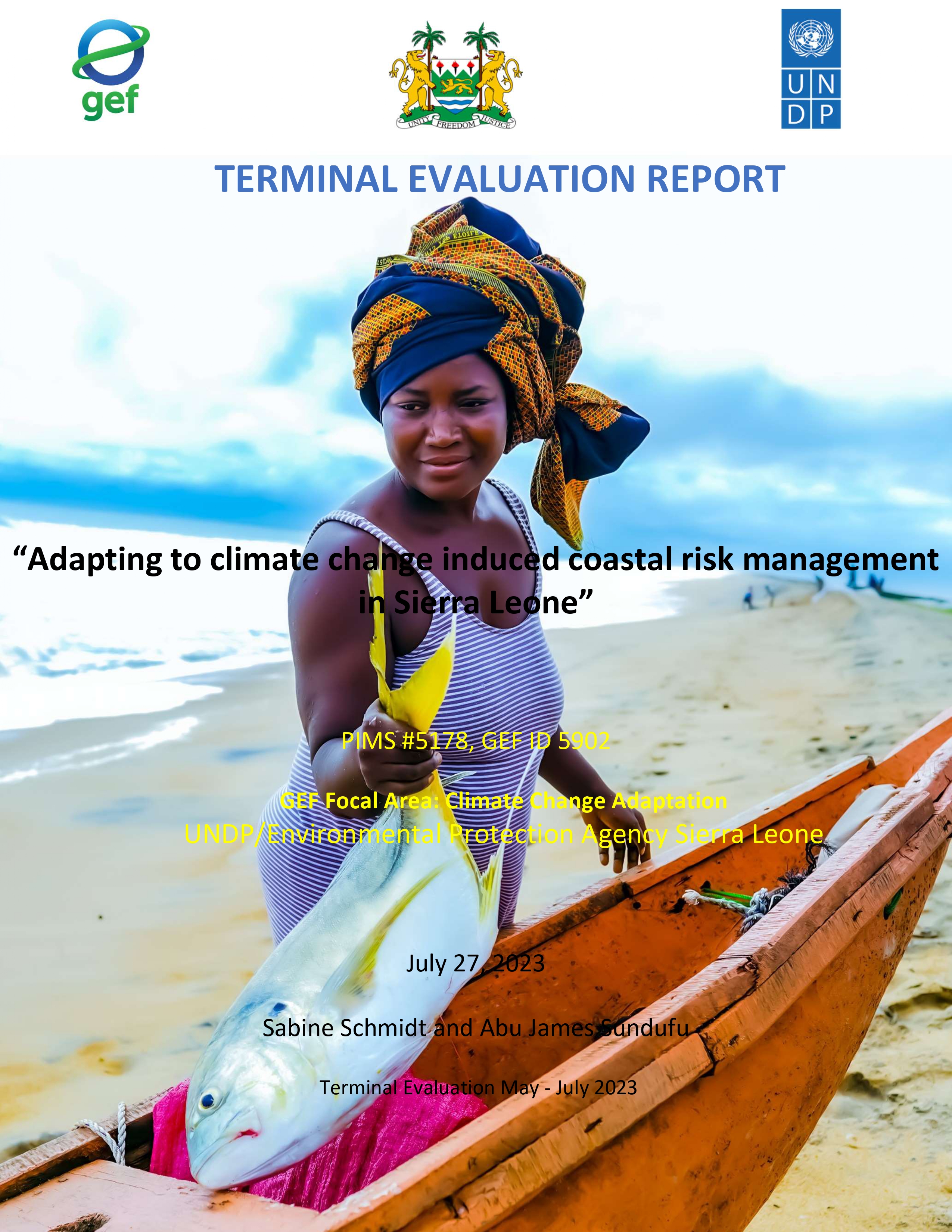 Terminal Evaluation of the Coastal Risks Management Project