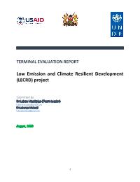 Low Emission Climate Resilient Development Project
