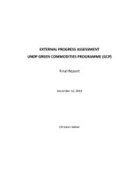External Progress Assessment. UNDP Green Commodities Programme (GCP)