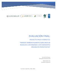 Management of POPs containing Waste in Mexico - Terminal Evaluation