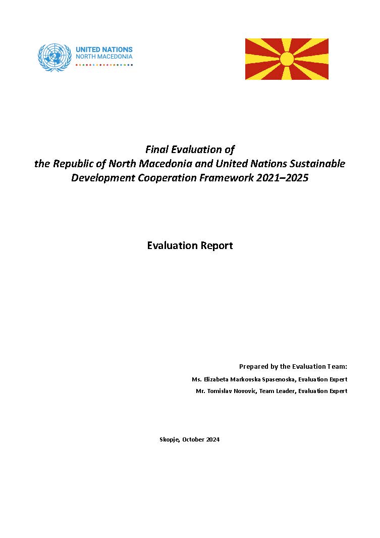 UNSDCF 2021-2025 Joint evaluation
