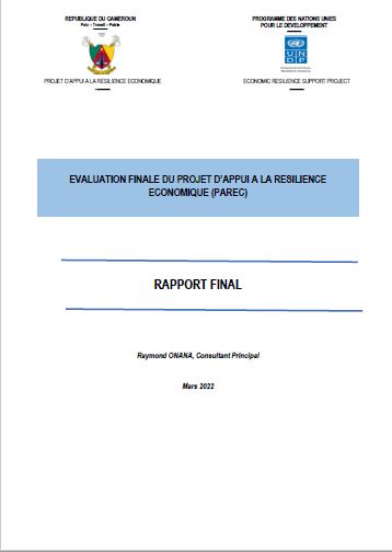 Final evaluation of the Economic Resilience Support Project (PAREC)