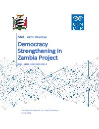 Mid term Evaluation of the Democracy Strengthening in Zambia project