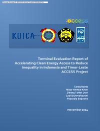 00126434 Accelerating Clean Energy Access to Reduce Inequality (ACCESS) Terminal Evaluation