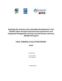 Terminal Evaluation of the Improving Ocean Governance and Integrated Management of the BCLME III