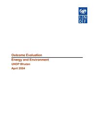 Energy and Environment UNDP Bhutan