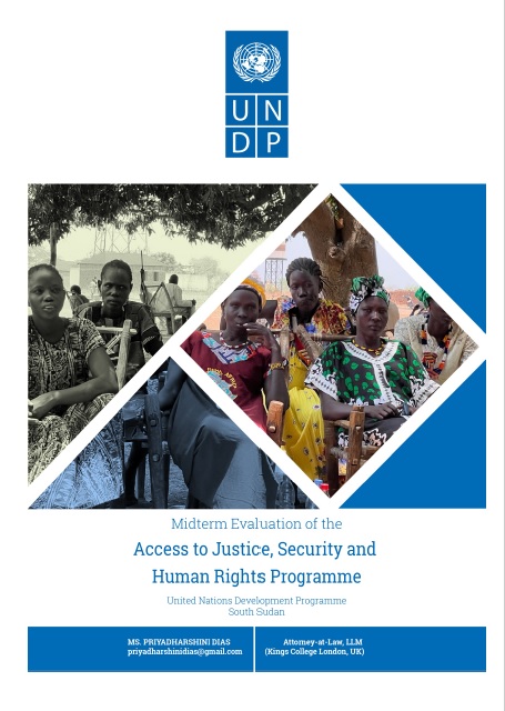Midterm Evaluation of Access to Justice, Security and Human Rights Strengthening Programme