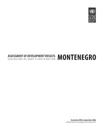 Assessment of Development Results:- Montenegro