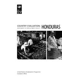 Assessment of Development Results: Honduras