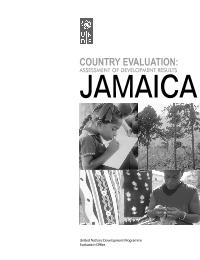 Assessment of Development Results: Jamaica