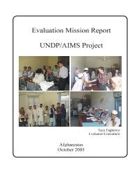 Afghanistan Information Management Service (AIMS)