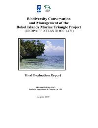 Conservation and Management of the Bohol Marine Triangle Project