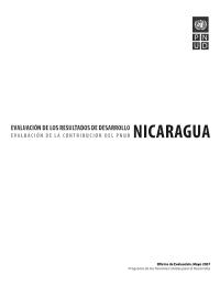 Assessment of Development Results: Nicaragua