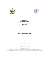 UNDAF 2007-2011 Final Evaluation Report