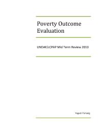 By 2012, opportunities for generation of income and employment increased in targeted poor areas (MDG1, 8)