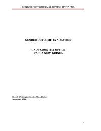 Gender Outcome Evaluation