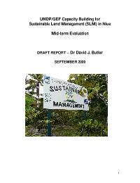 Niu 3400 LD MSP: Niue's Sustainable Land Management