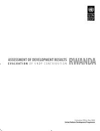 Assessment of Development Results: Rwanda