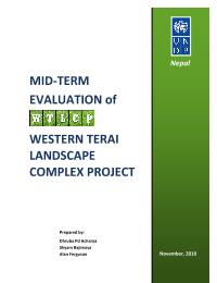 Western Tarai Landscape Complex Project