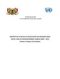 Evaluation à mi-parcours de l'UNDAF
