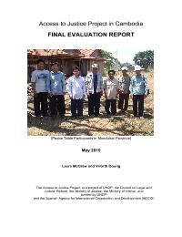 Access to Justice in Cambodia - Terminal Project Evaluation