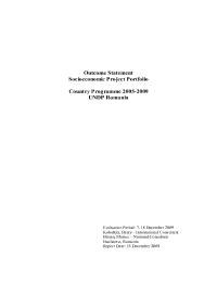 CPD Outcome Evaluation - Poverty reduction and economic growth