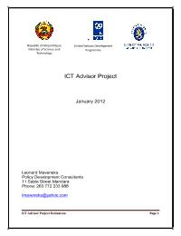 ICT Advisor Project
