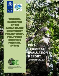 Terminal Evaluation of  the Samar Island Biodiversity Project  (SIBP), Philippines