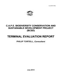 Biodiversity Conservation and Sustainable Development Project (Cape Action People Environment, C.A.P.E.)