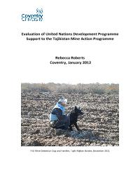 Mid-term evaluation of Support to Tajikistan Mine Action Programme