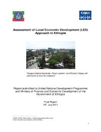 Assessment of LED approach in Ethiopia