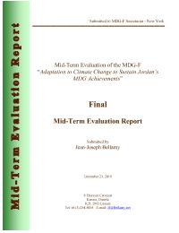 Mid-Term Evaluation of the MDG-F