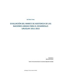 Evaluación de medio término del UNDAF 2011-2015