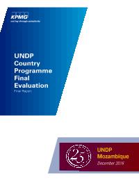 Country Programme Document 2012-2016 Final Evaluation