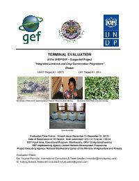 Terminal Evaluation of the Integrated Livestock and Crop Conservation Programme