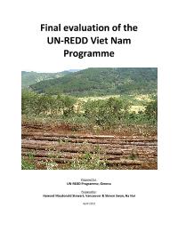00071577- Final evaluation of the UN-REDD Viet Nam Programme