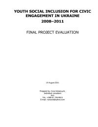 Youth Social Inclusion for Civic Engagement in Ukraine 2008-2011