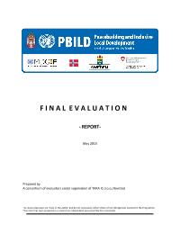 Promoting Peace Building in southern Serbia - MDG-F + MDTF (final evaluation)
