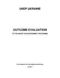 Outcome Evaluation of the Energy and Environment Programme