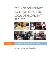 Community based approach to local development