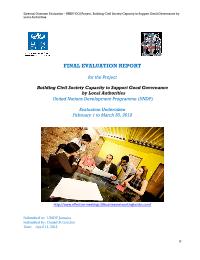 Evaluation of Building Civil Society Capacity to Support Good Governance
