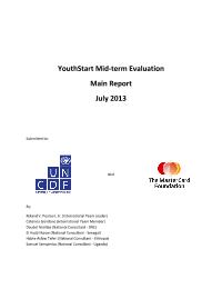 YouthStart Mid Term Evaluation
