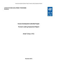 Human Development Umbrella Project: Forward-looking Assessment Report