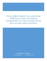 Evaluation on Sound Environmental management for sustainable development