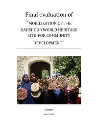 Final Evaluation of Mobilization of the Dahshour World Heritage Site for Community Development? Joint Programme